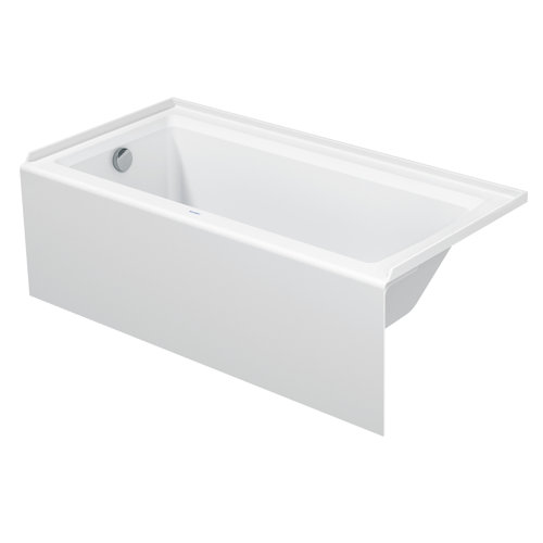 Duravit Architec 60" x 30" Alcove Soaking Acrylic Bathtub & Reviews